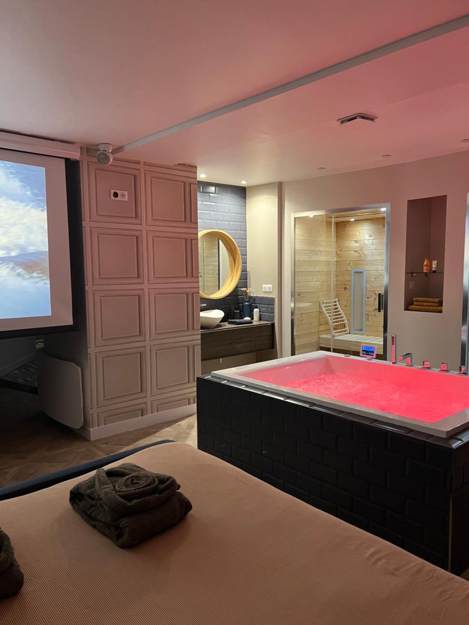 Appartement Avec Jacuzzi Sauna & Home Cinema - Nid D'Angers Eksteriør billede