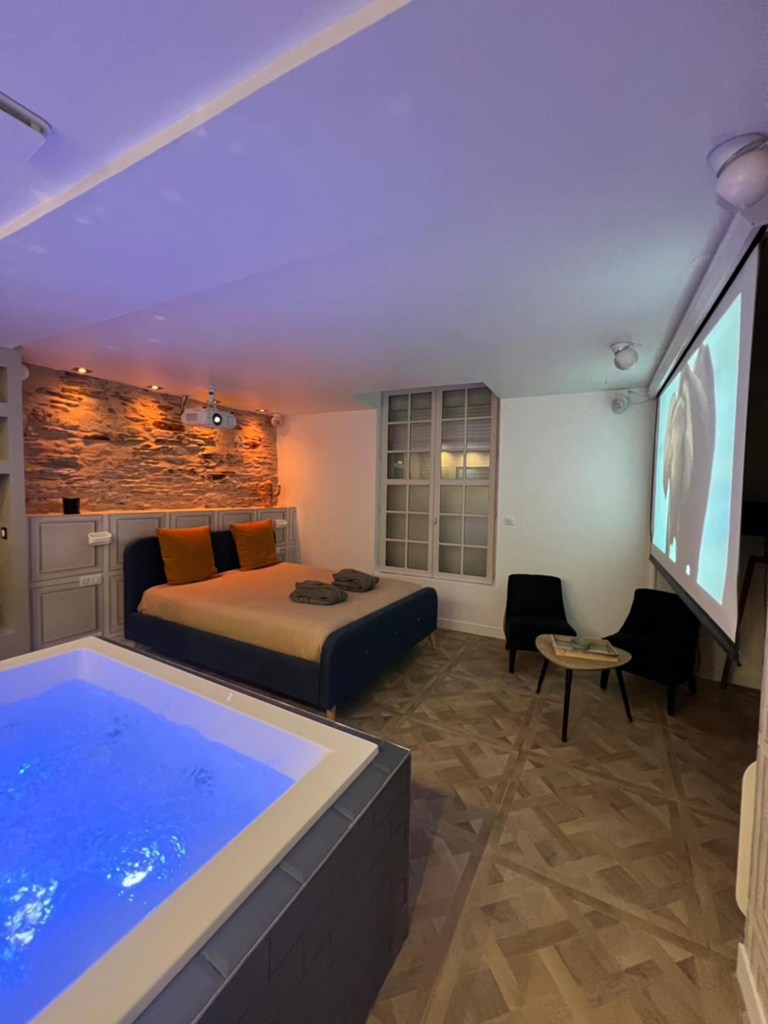 Appartement Avec Jacuzzi Sauna & Home Cinema - Nid D'Angers Eksteriør billede